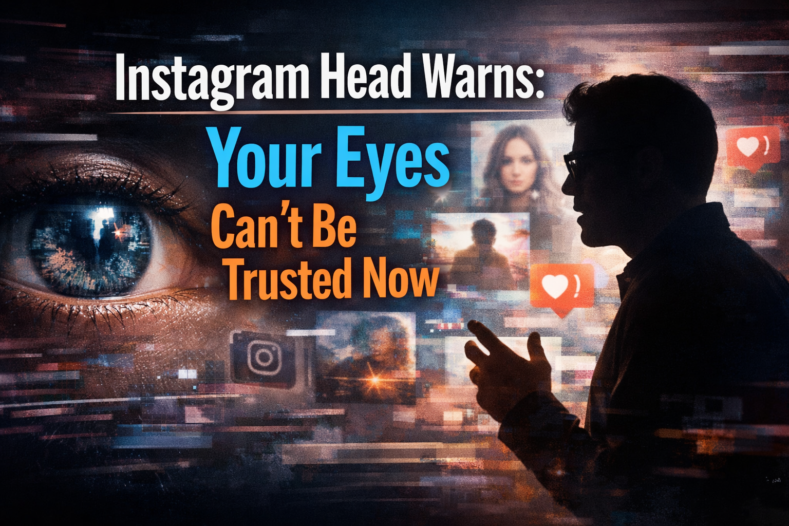 Instagram Head Warns Your Eyes Can’t Be Trusted Now