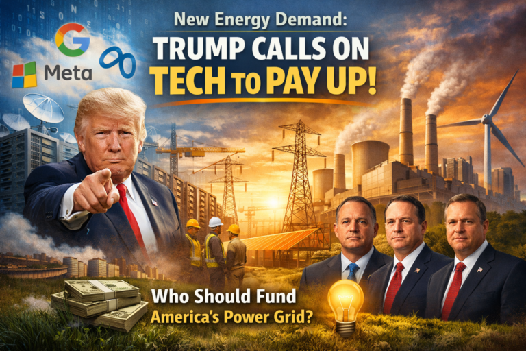 New Energy Demand Trump Calls on Tech to Pay Up