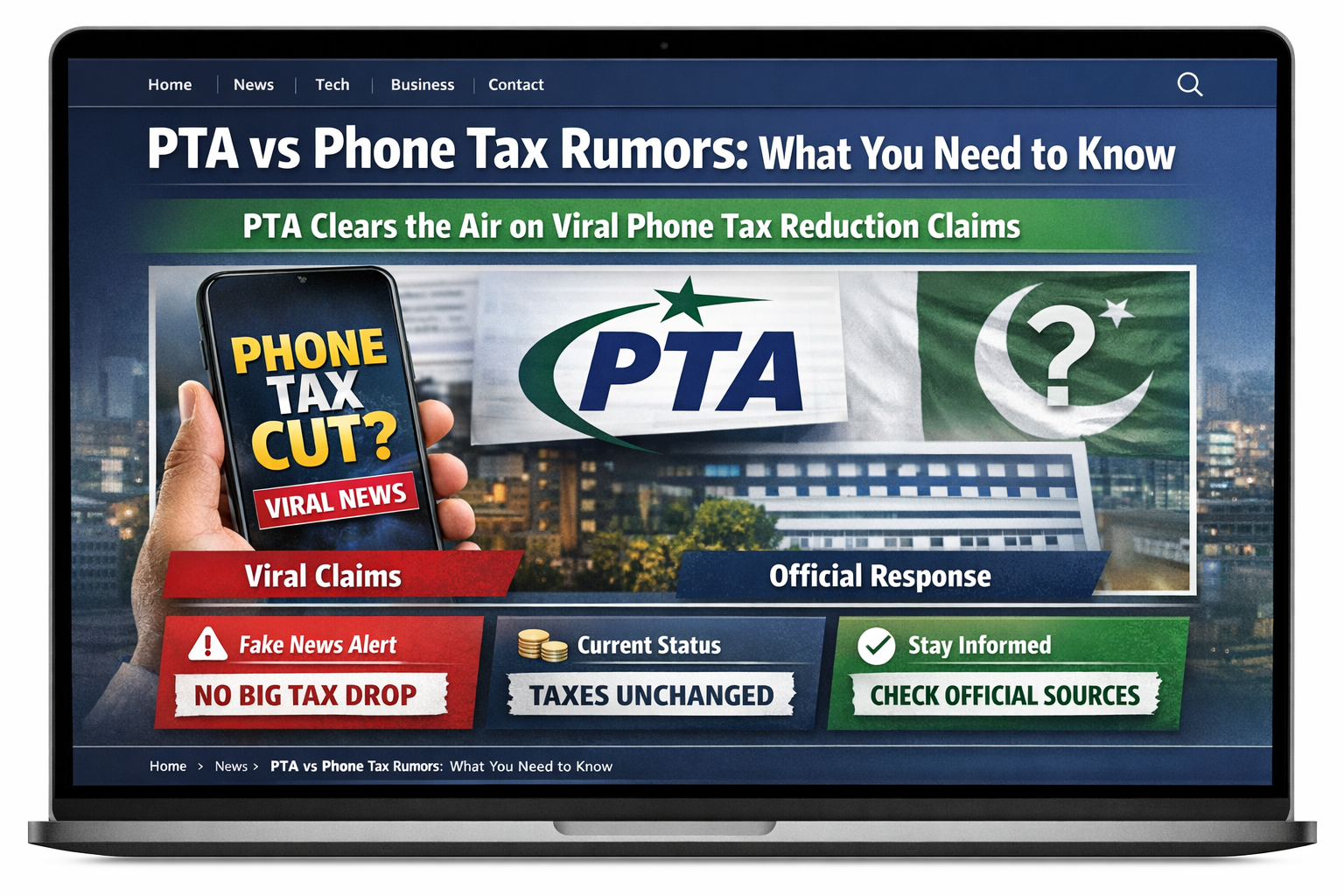 PTA vs Phone Tax Rumors What You Need to Know